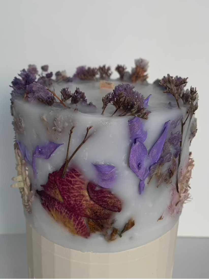 Reverie 11 - Lumanare botanica cu fitil de lemn