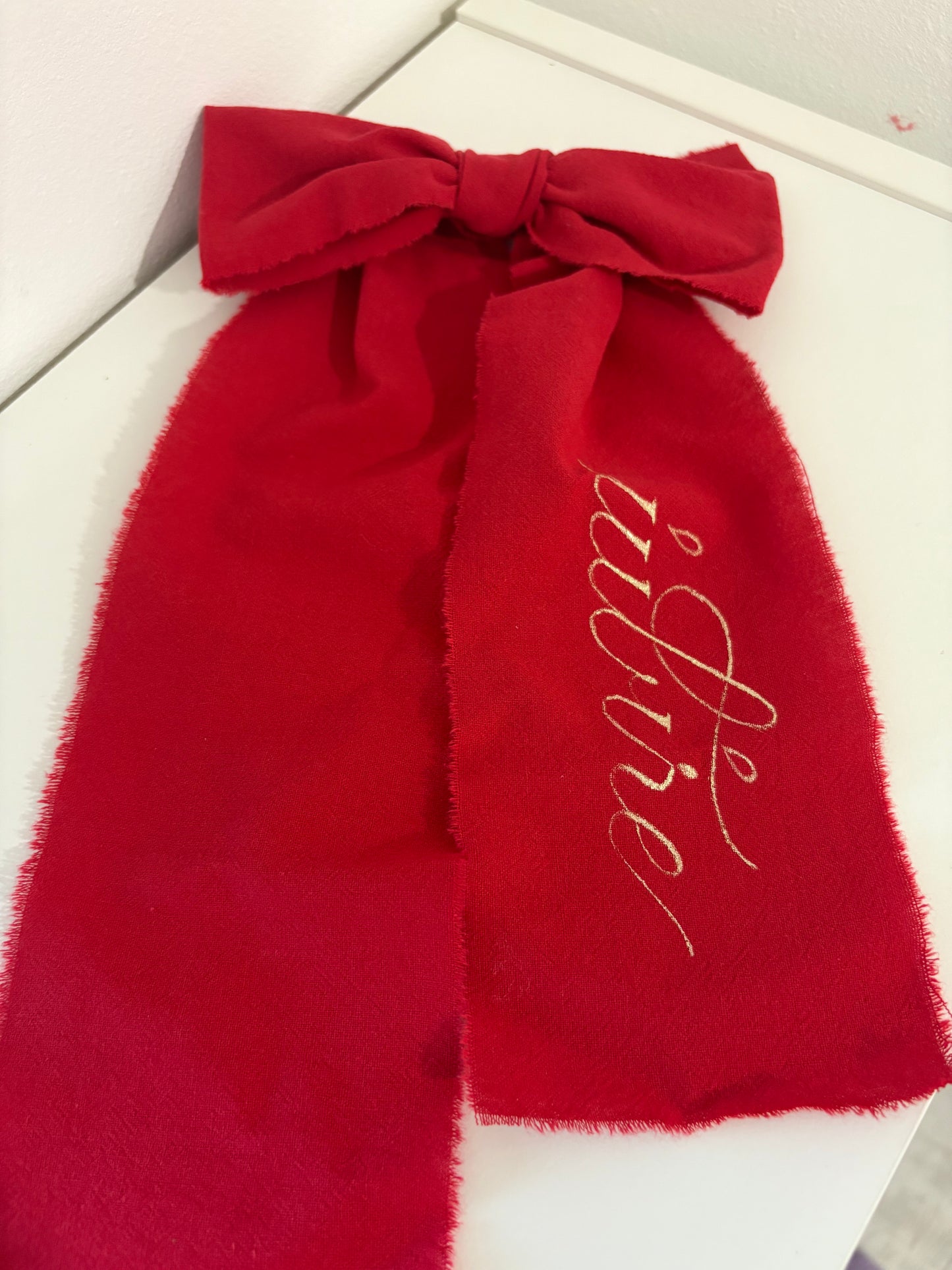 Fundita caligrafiata manual