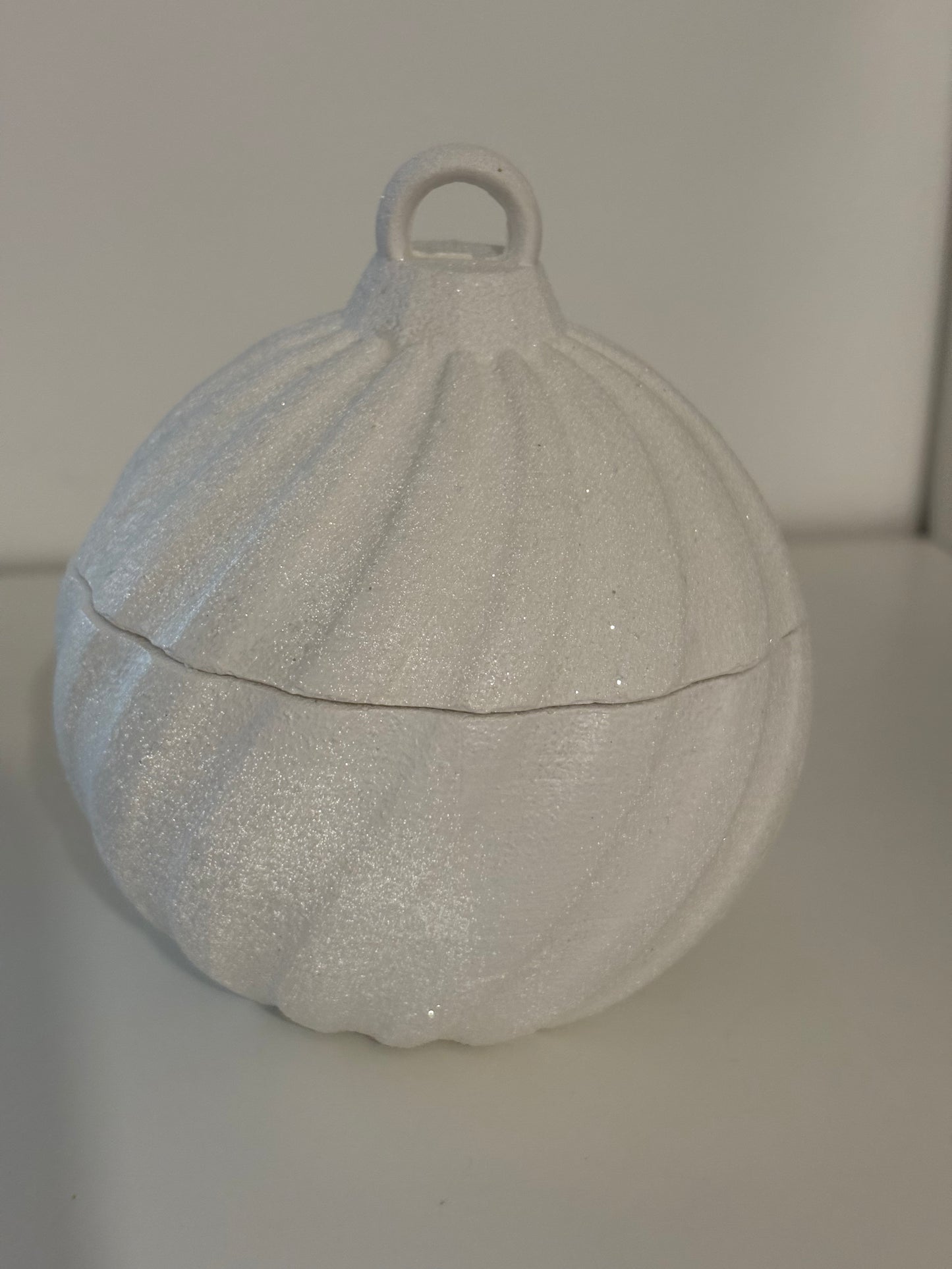 Editie limitata - Lumânare în glob ceramic sparkling