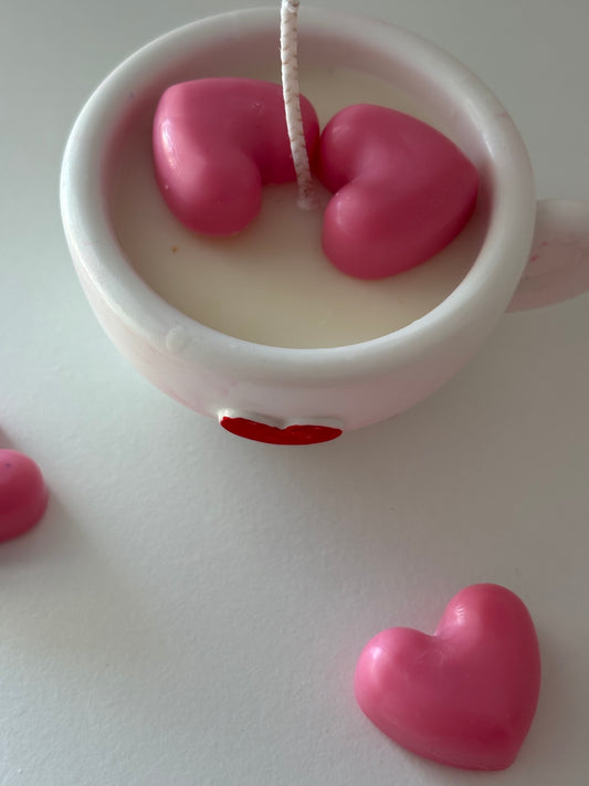 Lumanare parfumata in cescuta ceramica