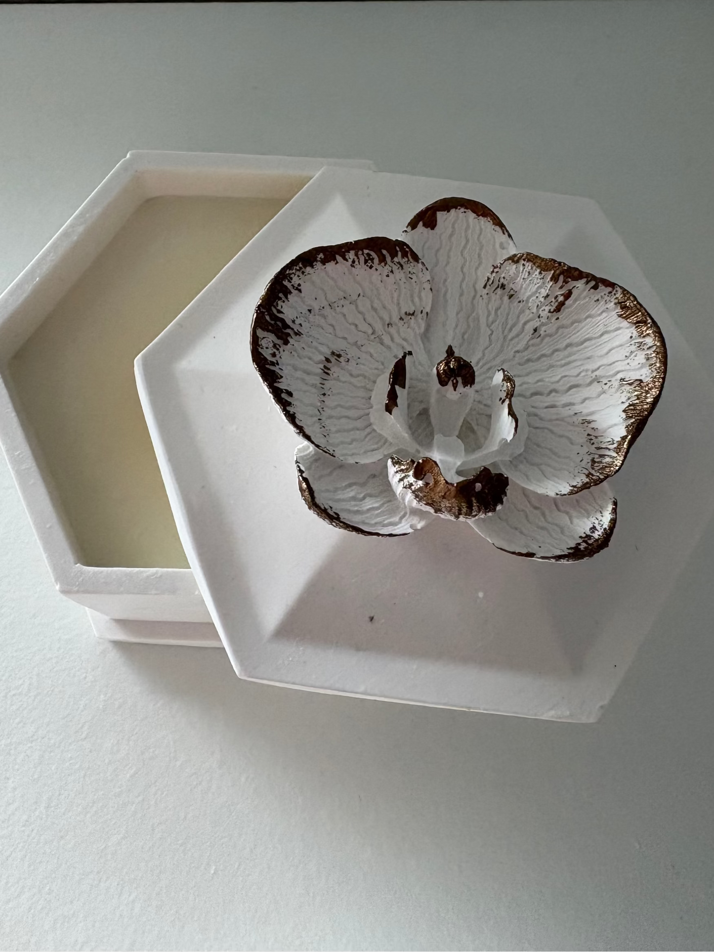 Black orchid - recipient ceramic