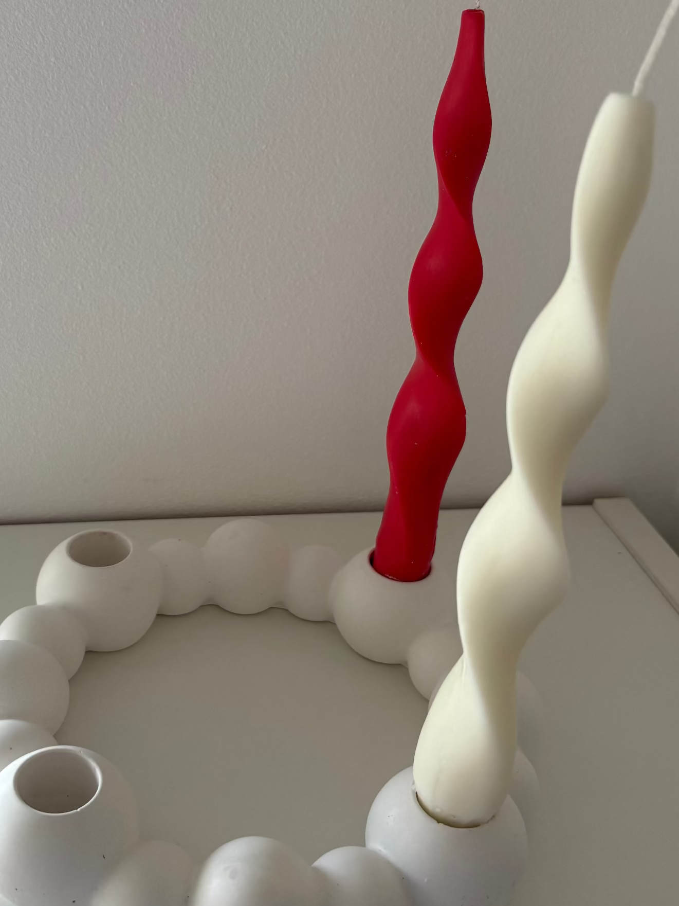 Lumanare spirala pentru sfesnice