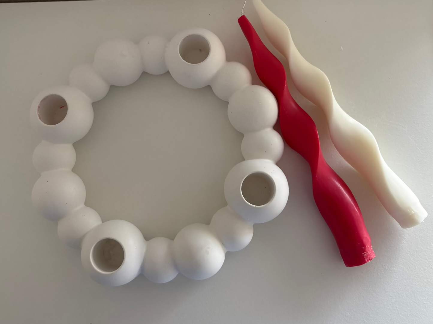 Coronita ceramica de Craciun