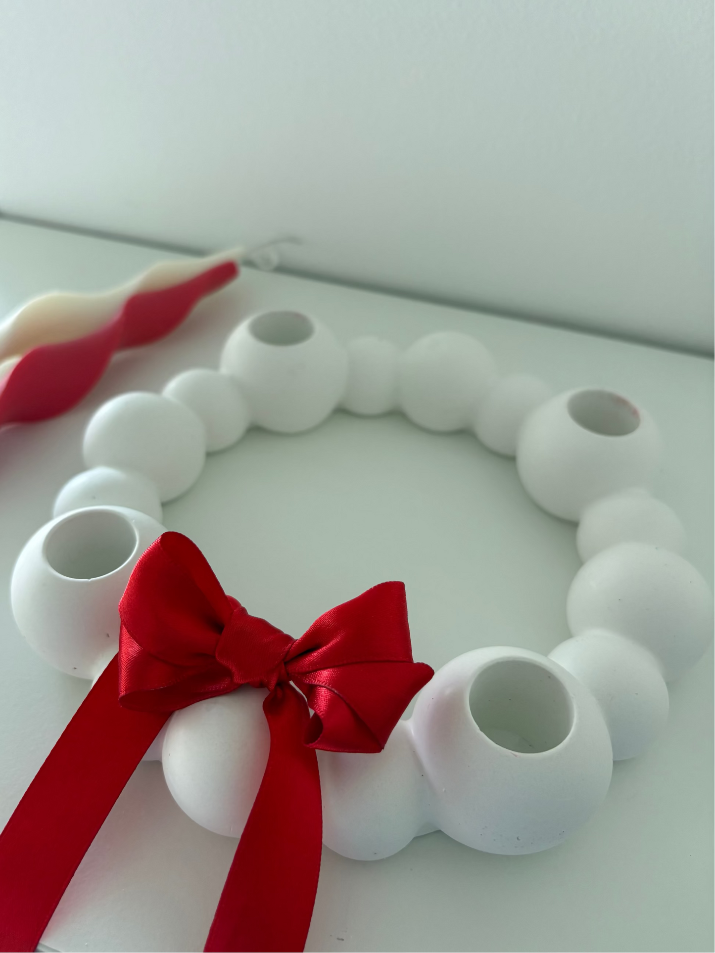 Coronita ceramica de Craciun