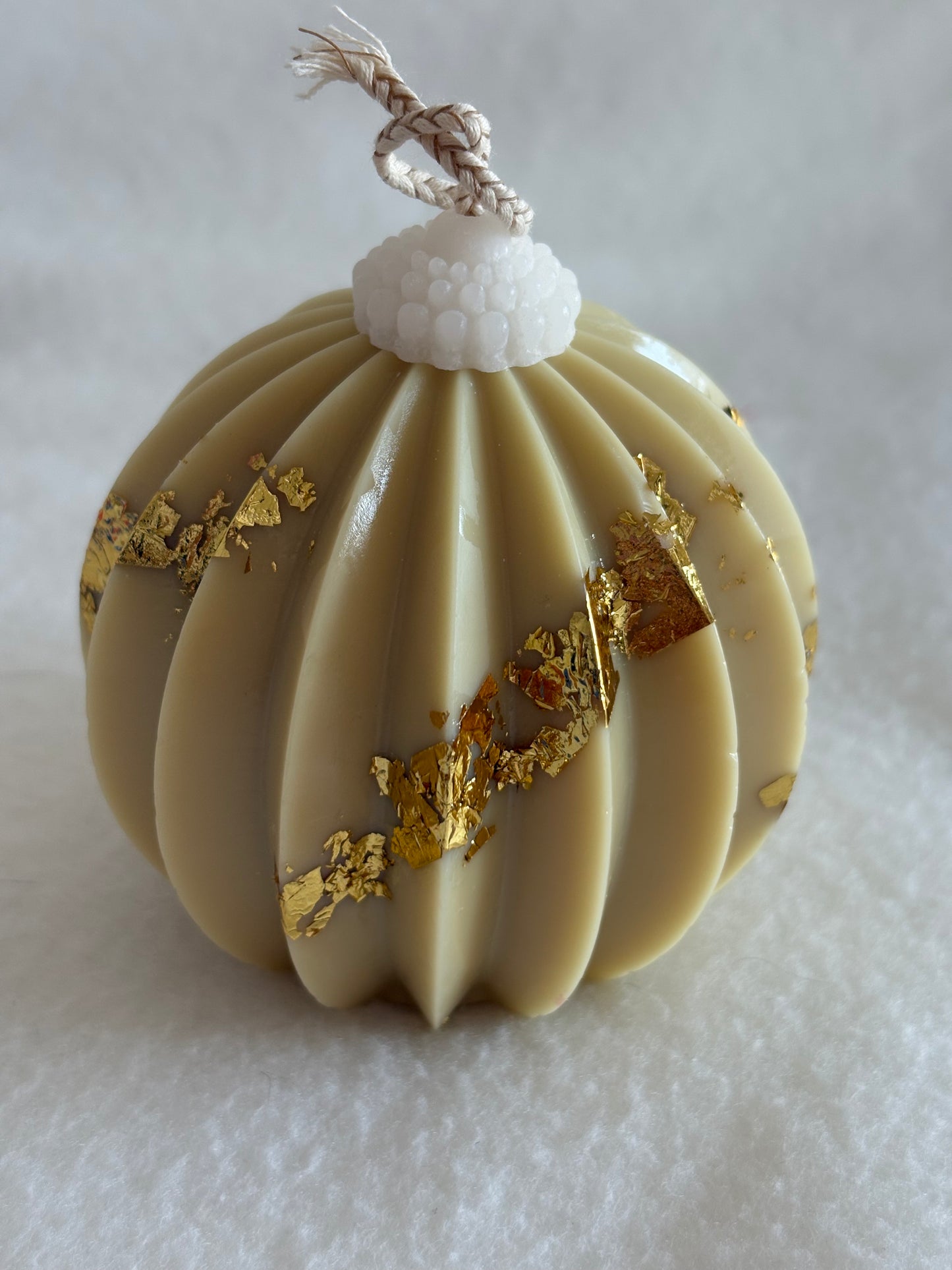 Lumanare glob din ceara de soia