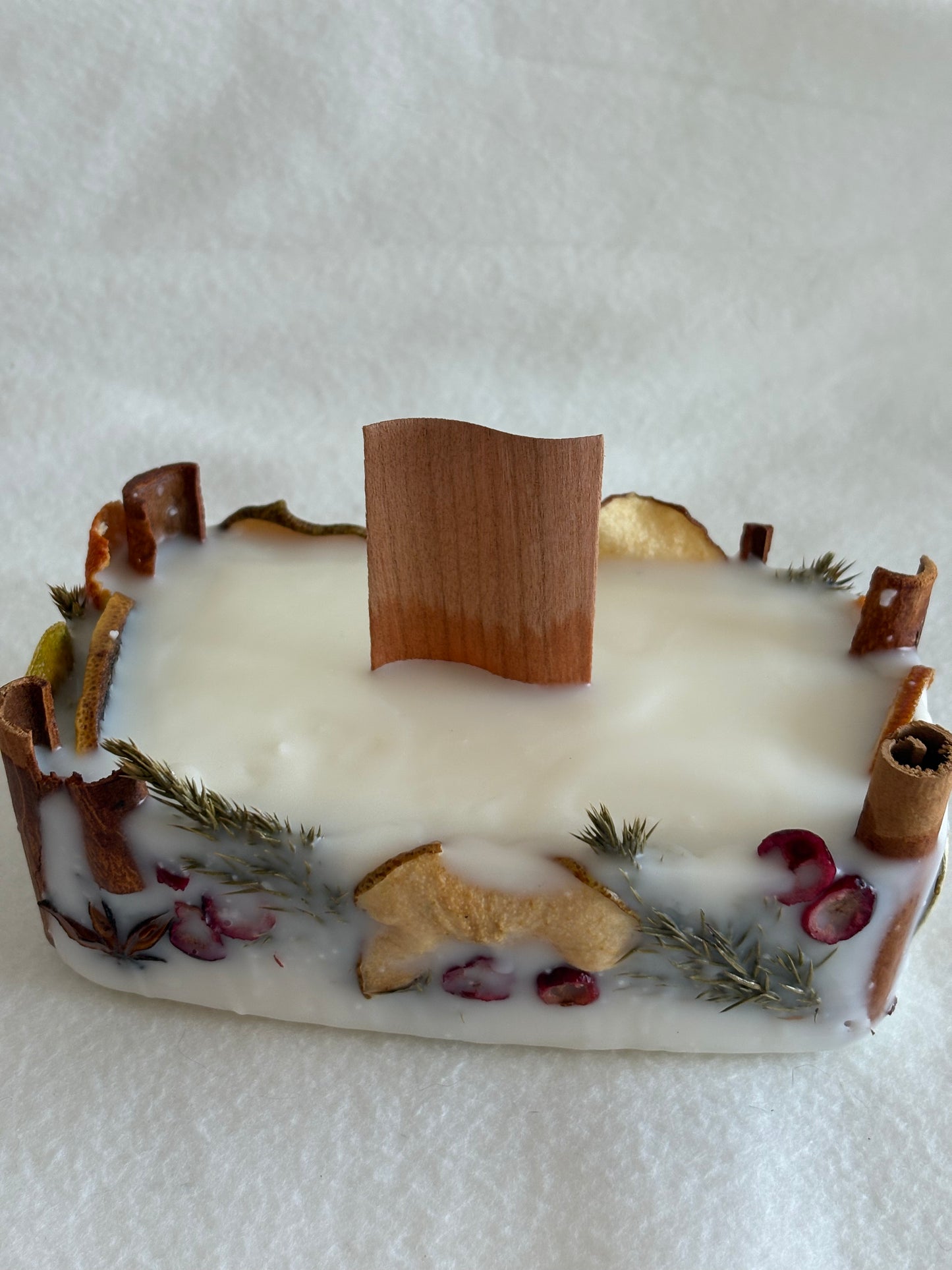 Lumanare botanica cu fitil de lemn - Tihna