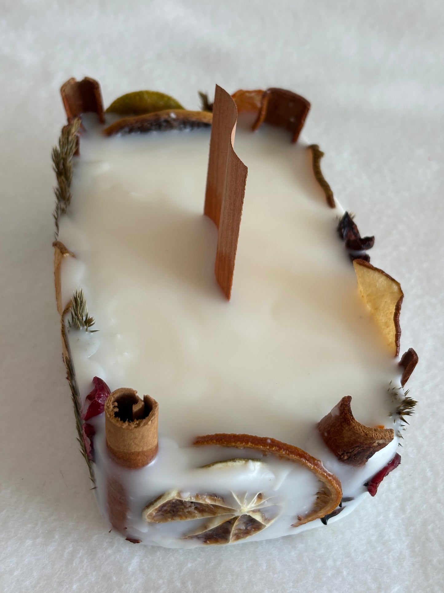 Lumanare botanica cu fitil de lemn - Tihna