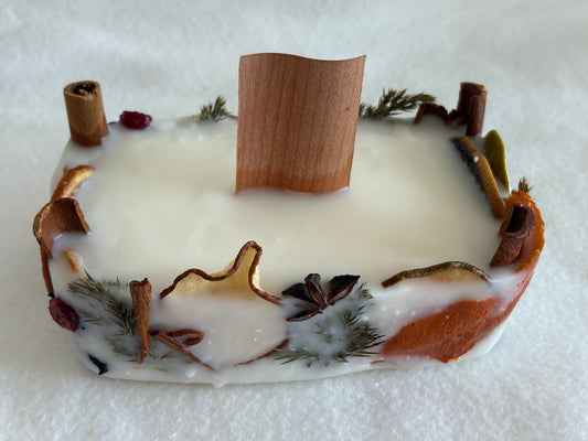 Lumanare botanica cu fitil de lemn - Tihna