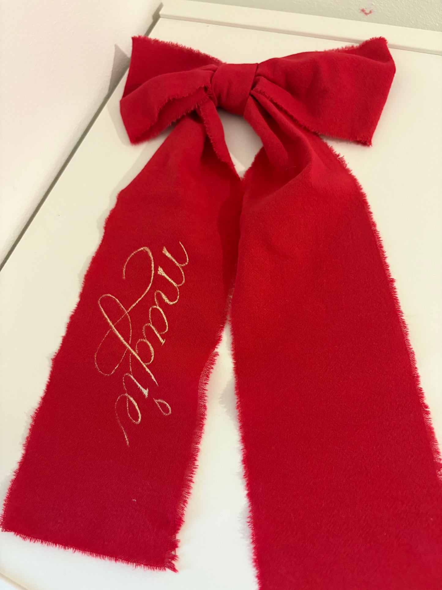 Fundita caligrafiata manual