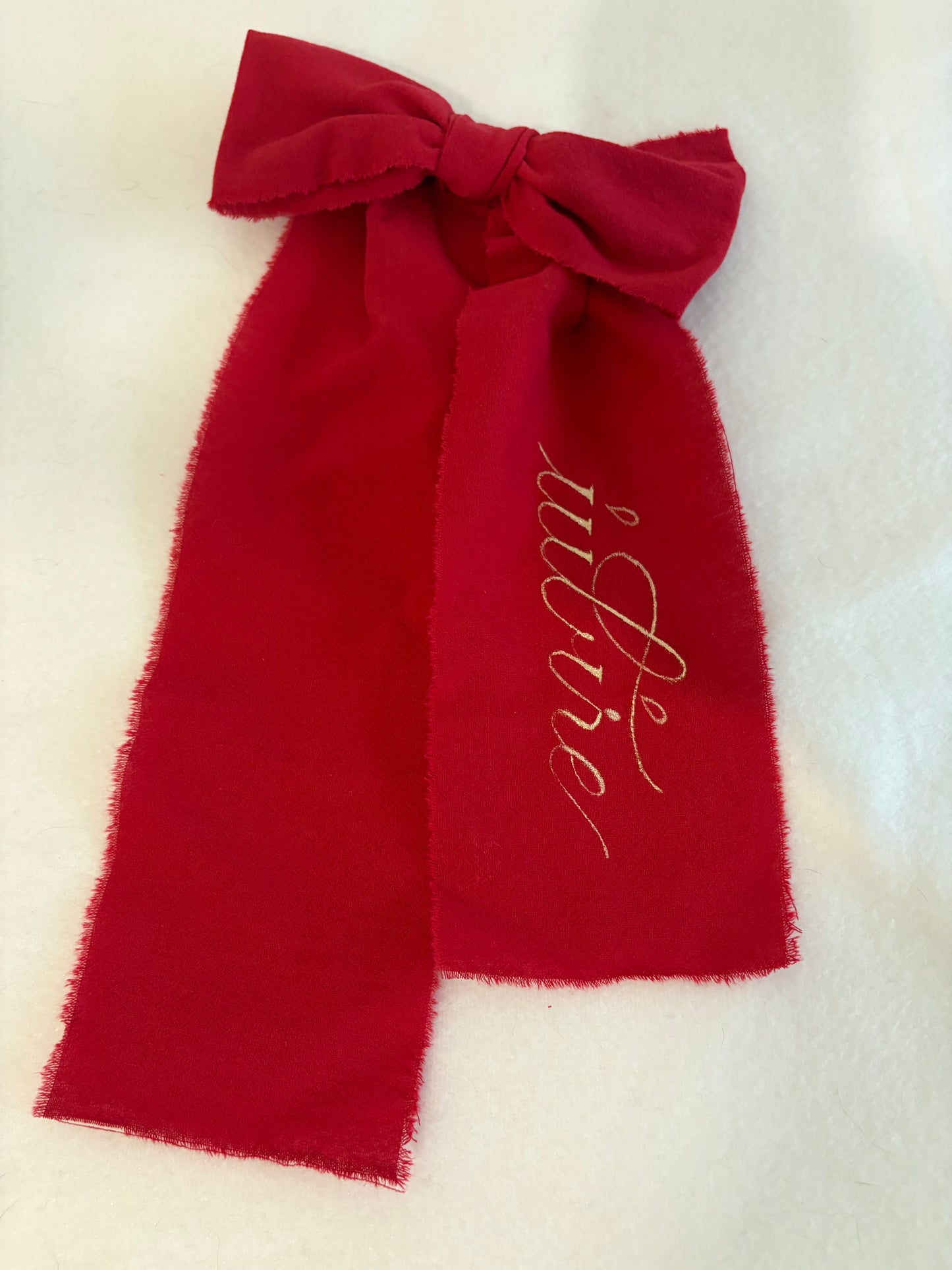 Fundita caligrafiata manual