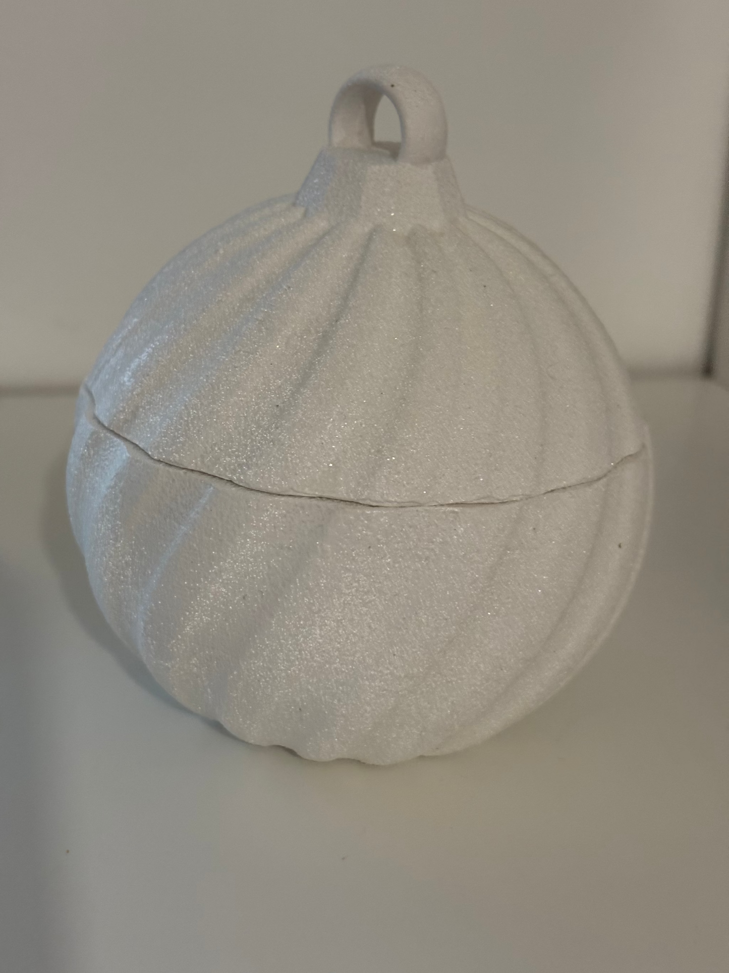 Editie limitata - Lumânare în glob ceramic sparkling