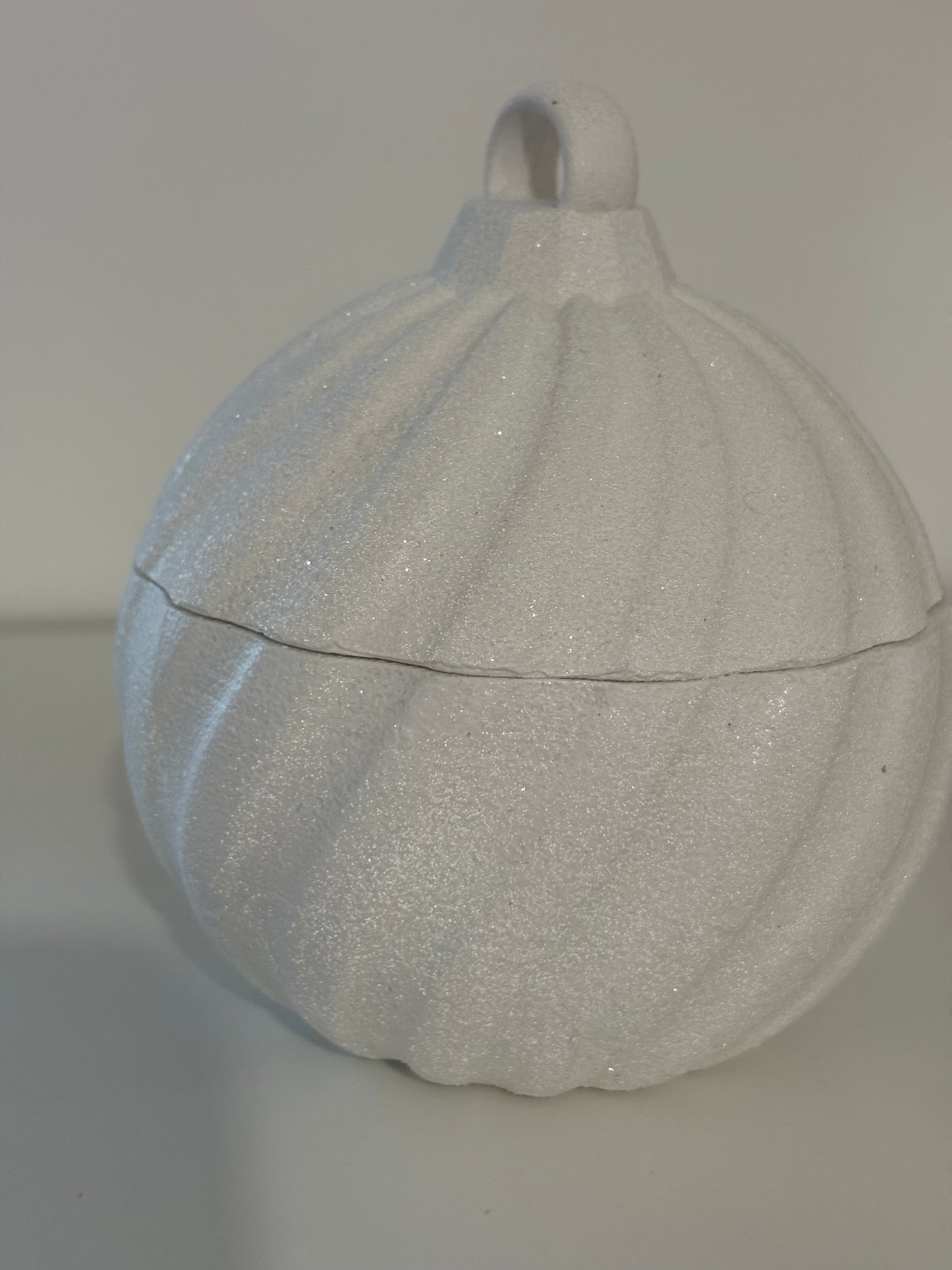 Editie limitata - Lumânare în glob ceramic sparkling