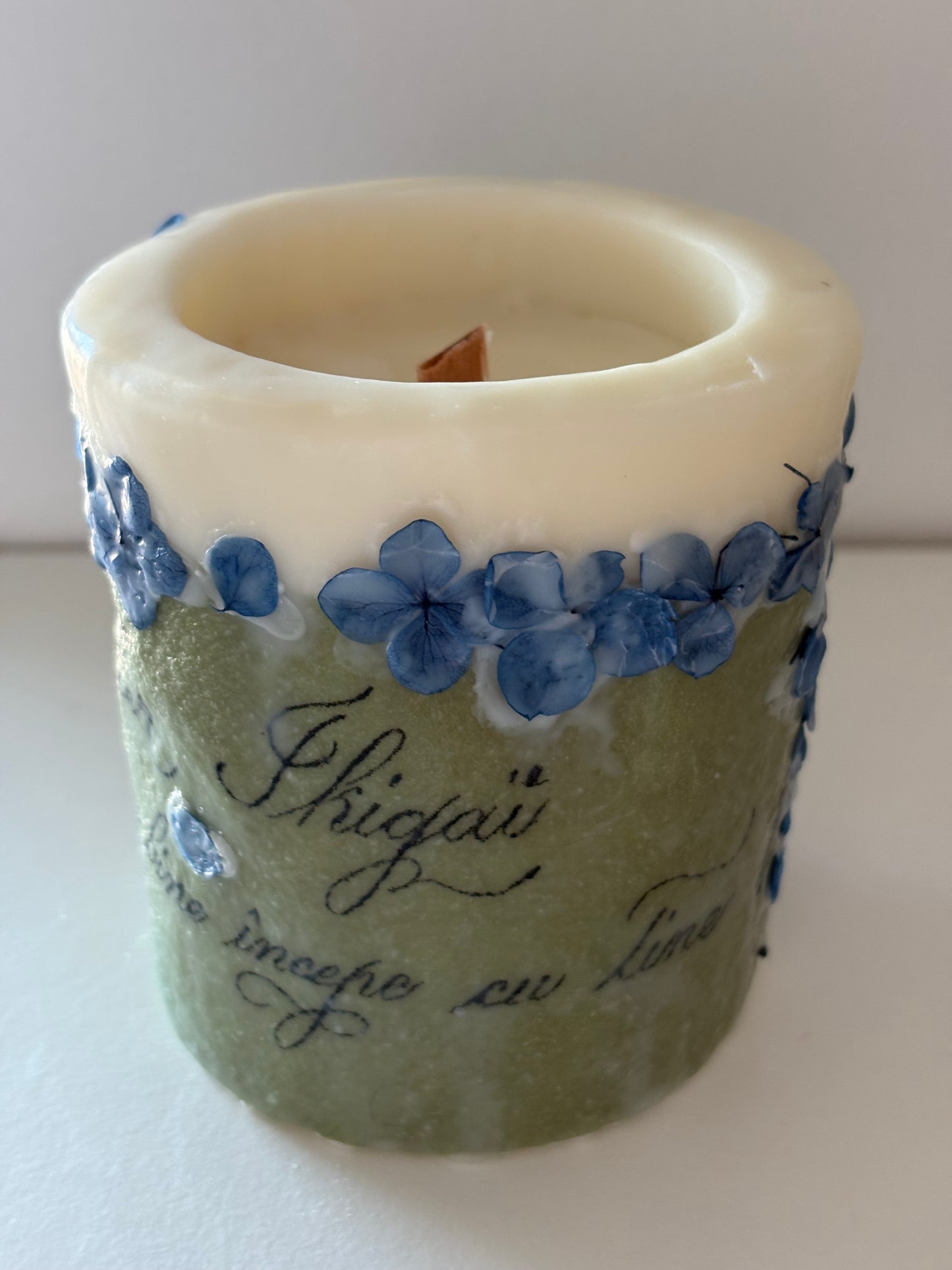 Personala - Lumanare botanica caligrafiata