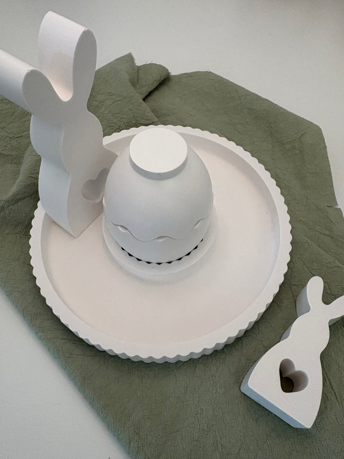 Iepuras decor ceramic de Paste
