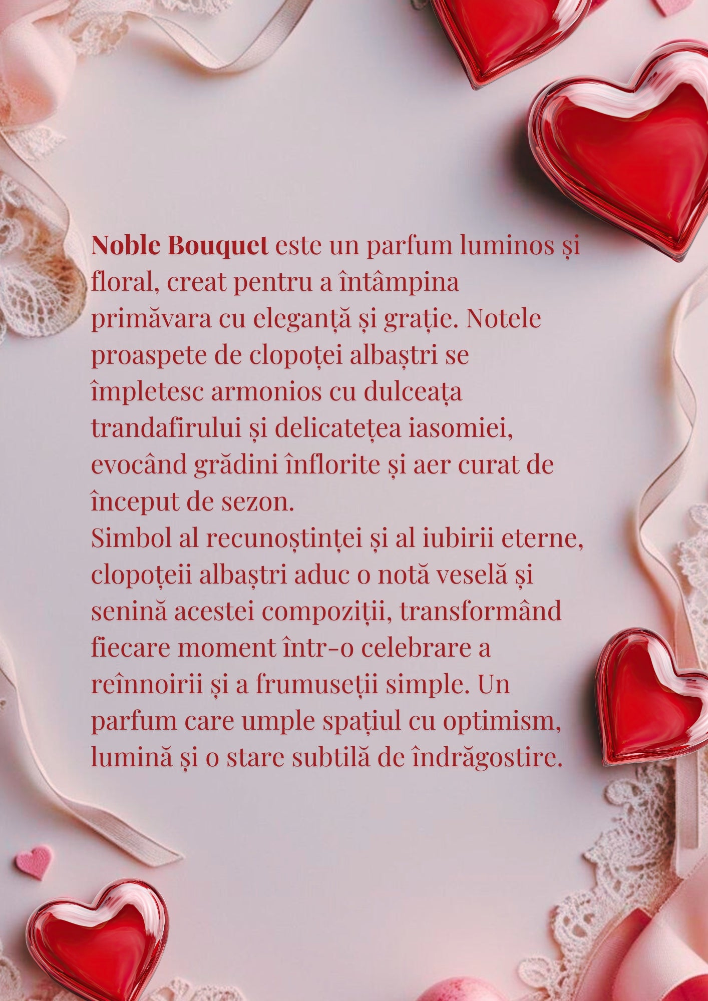 Mots d'amour - rama parfumata cu mesaj personalizat